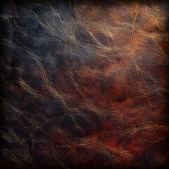 Naklejka premium A natural leather texture background with a solid tone reminiscent of old, worn leather. A very rough surface suitable for vintage designs.