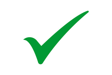 Hand Drawn Tick Mark Symbol Vector Icon for Creative Design