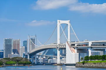 Obraz premium 日本東京お台場からの都市風景