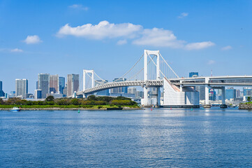 Fototapeta premium 日本東京お台場からの都市風景
