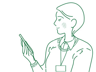 イラスト　女性