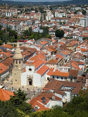 Obraz premium small medieval town centre Tomar, Portugal