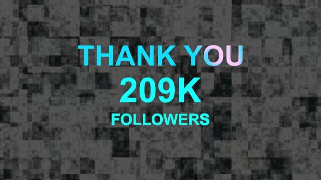 Thank you, 209.k or seventy-three thousand followers celebration design, Social Network friends, followers celebration background