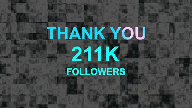 Thank you, 211.k or seventy-three thousand followers celebration design, Social Network friends, followers celebration background