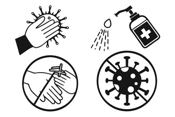 set of vector icons for design