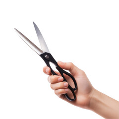 Hands Holding Scissors transparent background png