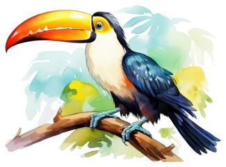 Fototapeta premium PNG Toucan animal bird beak.