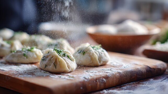 Crafting Fresh Dumplings: A Healthy Delight with Organically Sourced Ingredients
