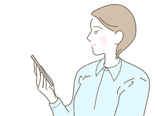 イラスト　女性