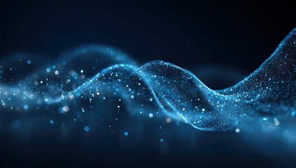 Abstract Digital Wave Pattern.