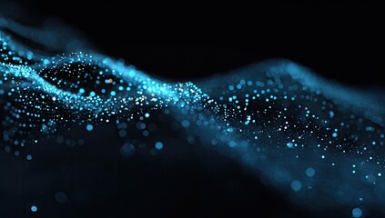 Abstract Digital Wave Pattern.