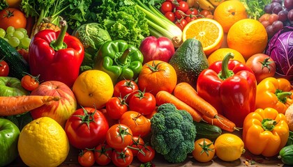 vegetables and fruits