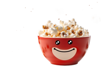 Happy Bowl of Popcorn Movie Night Fun