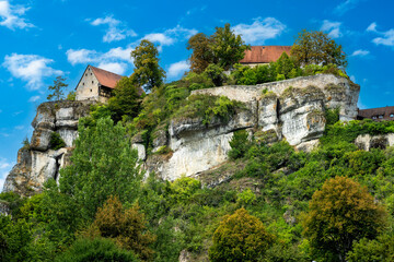 Fototapeta premium Burg Pottenstein in der Fränkischen Schweiz
