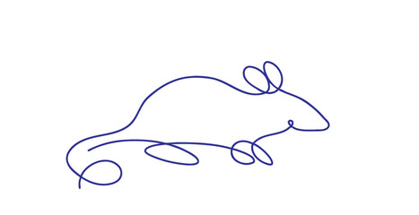 Line art mouse