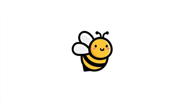 Cute cartoon bee