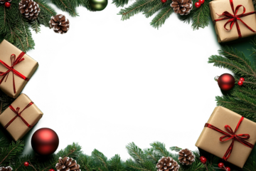 PNG Christmas decorations background ornaments.