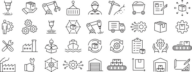 construction line icons, engineering outline icons, tools doodle artwork, minimal construction symbols, builder icon pack, repair outline doodles, architecture line artwork, technical icons pack, work