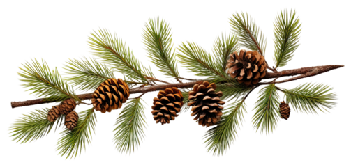 PNG Christmas tree branche fir twig pine christmas plant.