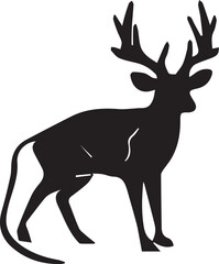 deer silhouette vector