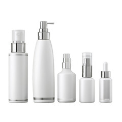 Cosmetic Product Bottles transparent background png