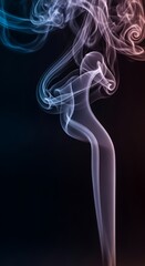 Abstract Colorful Smoke Patterns.