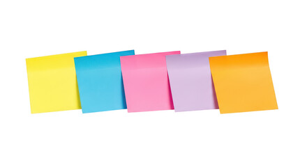Colorful Sticky Notes On Black Background