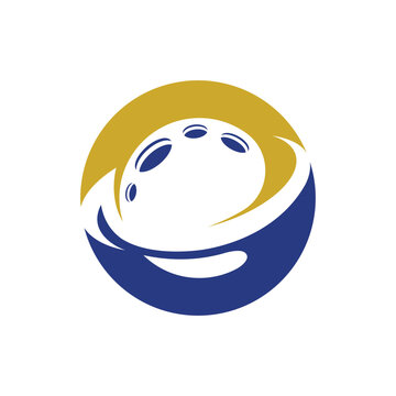 planet abstract logo modern style
