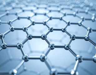 Atomic structure, hexagonal lattice
