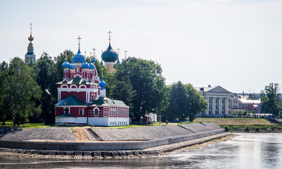 Tserkov' tsarevicha dimitriya na krovi on the volga river, uglich, russia, 