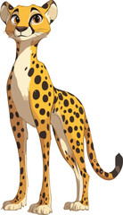 illustration of a cheetah