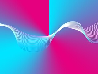 複雑な形のグラデーション背景