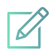 vector illustration of a pencil