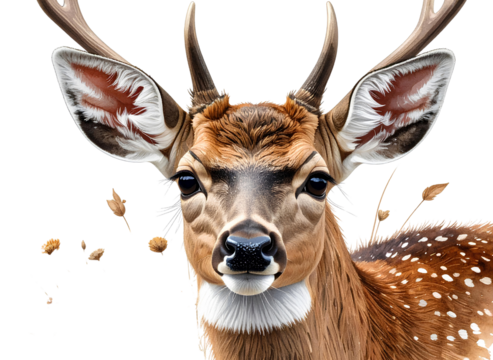 Firefly_Deer PNG – Transparent Forest Animal