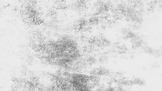 Abstract white and black texture background with a grunge-style distressed and weathered effect