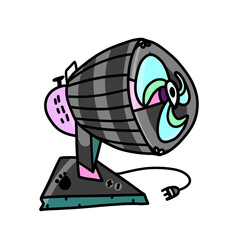 The fan of doggy transparent 