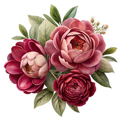 bouquet of pink roses