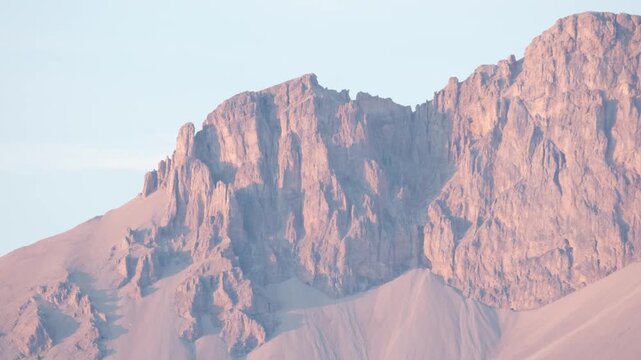 Sunrise over the D&eacute;voluy mountain range in France