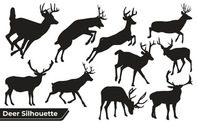 deer silhouettes sheet