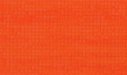 Embossed Checkered Orange Paper Texture