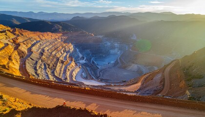 Open-Pit Mining Landscape