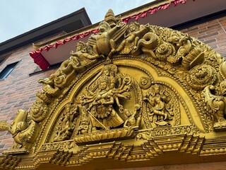 万博で見た迫力のある飾り
