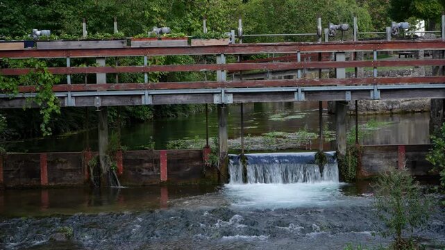 Wehranlage an der P&uuml;ttlach in Pottenstein