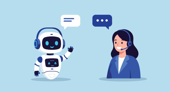 AI Chatbot Assisting Customer Service Agent.