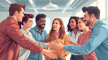 3D vector startup team brainstorming isolated for business idea innovation meeting and teamwork design concept