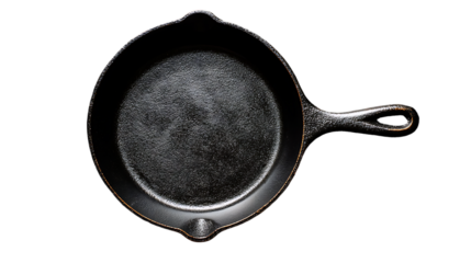 Heavy duty cast iron skillet ready for delicious meals and culinary creations at home