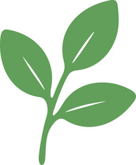 Abstract Leaf Shape Doodle, Hand Drawn Botanical Symbol, Minimal Plant Element, Organic Nature Design, Modern Decorative Foliage Illustration, Simple Graphic Clipart