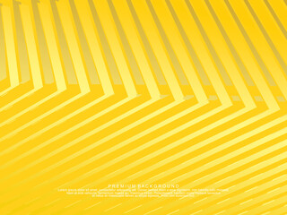 Premium background design with yellow luxury motif. Vector horizontal template, for digital lux business banner, contemporary formal invitation, luxury voucher, gift certificate, etc.
