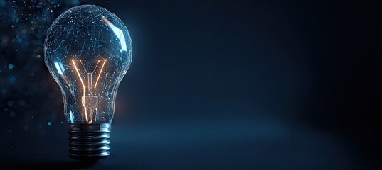 Innovative Lightbulb Idea Concept.