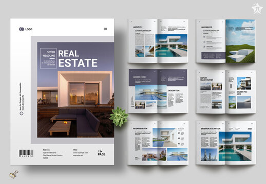 Real Estate Magazine Layout